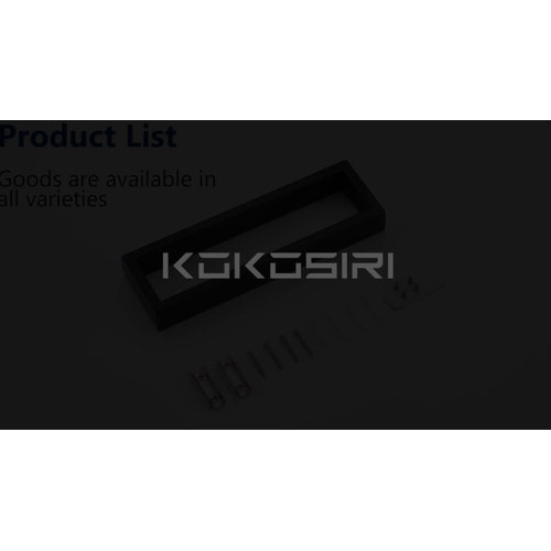 KOKOSIRI Towel Ring Chrome Hand Towel Bar Rack 9-Inch